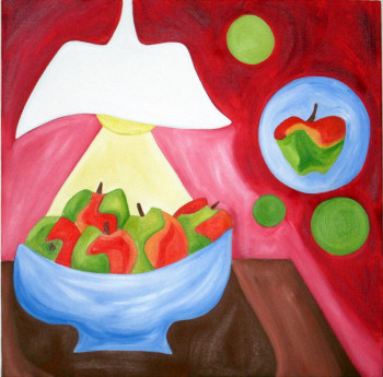 Œuvre contemporaine nommée « Pommes », Réalisée par MARIE LAURENT