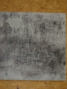 Œuvre contemporaine nommée « paysage pariétal », Réalisée par MARIE-JOSEPHE BAYï