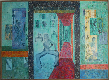 Œuvre contemporaine nommée « Postures », Réalisée par AGNèS BOUSCARY