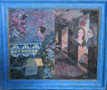 Œuvre contemporaine nommée « Mémoire de Valldemosa, Chopin, Georges Sand », Réalisée par AGNèS BOUSCARY