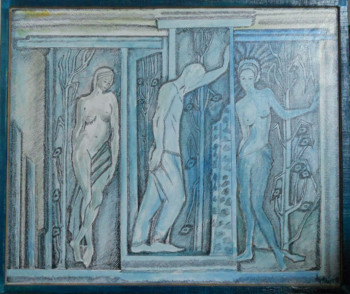 Œuvre contemporaine nommée « Gravés dans la pierre », Réalisée par AGNèS BOUSCARY