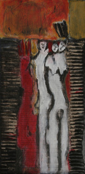 Œuvre contemporaine nommée « Les 3 grâces », Réalisée par ALAIN BERTHAUD