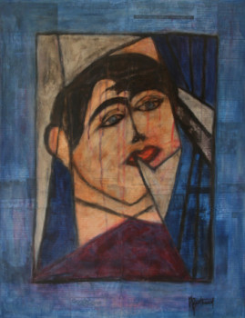 Œuvre contemporaine nommée « Aung San Suu Kyi », Réalisée par ALAIN BERTHAUD