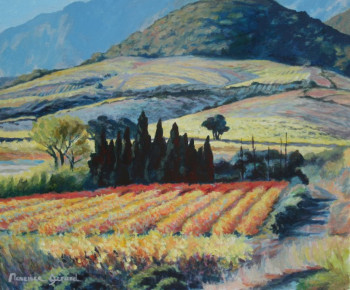 Œuvre contemporaine nommée « Les vignes d'Olivier », Réalisée par MAXENCE GERARD