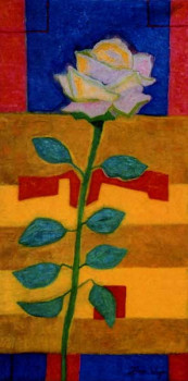 Œuvre contemporaine nommée « La rose de Sara », Réalisée par FRANCE WAGNER