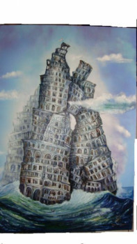 Œuvre contemporaine nommée « La tour de Babel », Réalisée par VASA