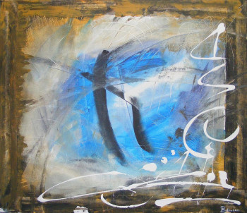 Œuvre contemporaine nommée « L'oeil du cyclone », Réalisée par DOGSLIFE57
