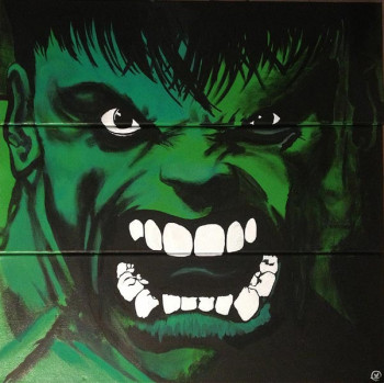 Œuvre contemporaine nommée « Hulk smiling », Réalisée par MARCUS-49
