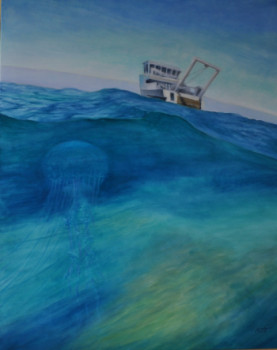 Œuvre contemporaine nommée « " Jelly fish " », Réalisée par NICOLE DESDOUET