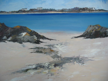 Œuvre contemporaine nommée « finistere nord », Réalisée par ALAIN COJAN