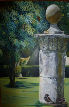 Œuvre contemporaine nommée « vestige romain-jardin de saintes », Réalisée par SANCELME