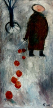 Œuvre contemporaine nommée « Baba aux pommes », Réalisée par IRINA RAKOVA