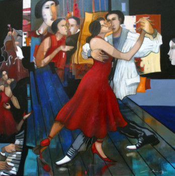 Œuvre contemporaine nommée « milonga  », Réalisée par MENDRISSE