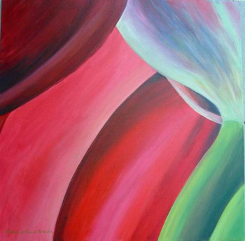 Œuvre contemporaine nommée « Tulipe Extrait », Réalisée par MURIEL DOLEMIEUX