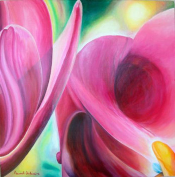 Œuvre contemporaine nommée « Tulipe détail », Réalisée par MURIEL DOLEMIEUX
