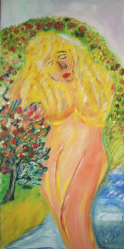 Œuvre contemporaine nommée « La Blonde », Réalisée par ISRADAN