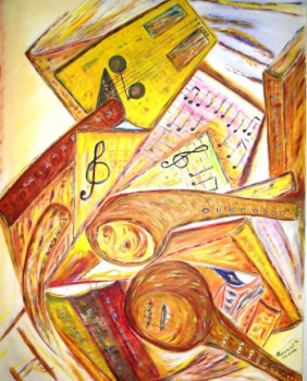 Œuvre contemporaine nommée « Le Sofar  (Cubisme) », Réalisée par ISRADAN