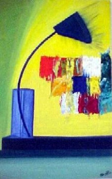 Œuvre contemporaine nommée « Lampe  (Cubisme) », Réalisée par ISRADAN