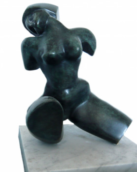 Œuvre contemporaine nommée « la femme elan », Réalisée par JEAN MOSNIER