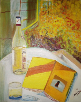 Œuvre contemporaine nommée « L'Apéritif (Cubisme) », Réalisée par ISRADAN