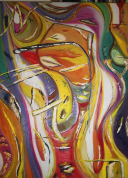 Œuvre contemporaine nommée « Regard  (Cubisme) », Réalisée par ISRADAN