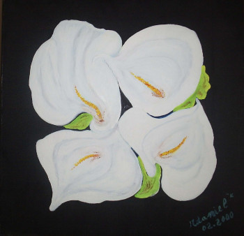 Œuvre contemporaine nommée « Quatre Arômes  (Impressionnisme) », Réalisée par ISRADAN