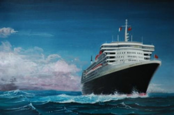 Œuvre contemporaine nommée « QUEEN MARY 2 2 », Réalisée par MICHEL MICHAUX