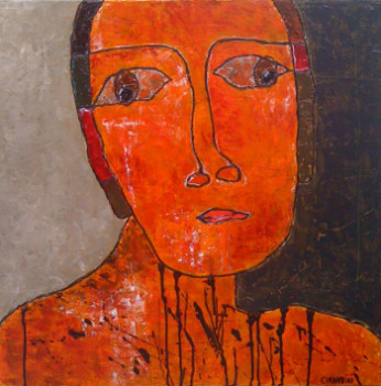 Œuvre contemporaine nommée « Portrait XII », Réalisée par WALTER CIANDRINI