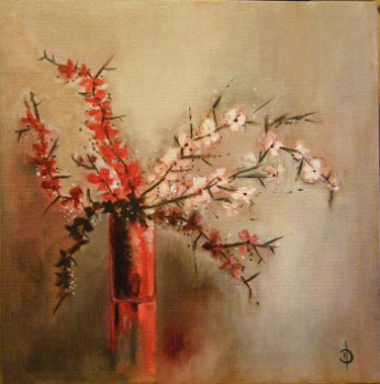 Œuvre contemporaine nommée « bouquet de légèreté », Réalisée par VALéRIE DOMENJOZ