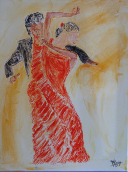 Œuvre contemporaine nommée « Flamenco », Réalisée par MICHEL GAY