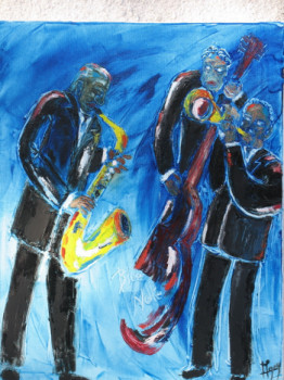 Œuvre contemporaine nommée « Jazz band », Réalisée par MICHEL GAY