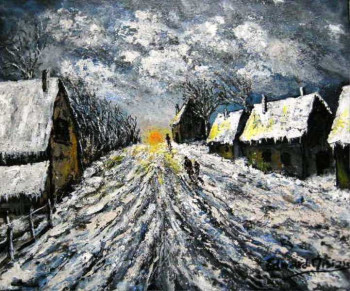 Œuvre contemporaine nommée « nivose », Réalisée par EDWARD