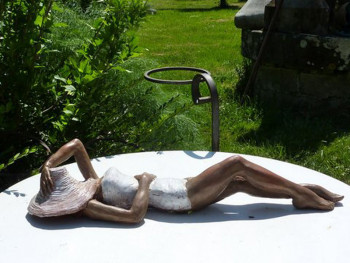 Œuvre contemporaine nommée « Collection baigneuses 1 », Réalisée par DAMIAN TIRADO
