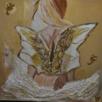 Œuvre contemporaine nommée « le papillon », Réalisée par KATIA FRAZIER