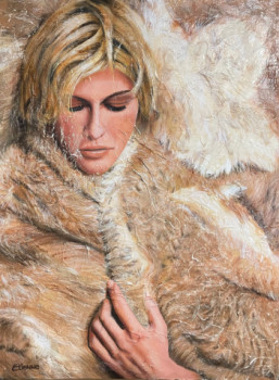 Œuvre contemporaine nommée « Blonde à poils », Réalisée par PHILIPPE ETIENNE