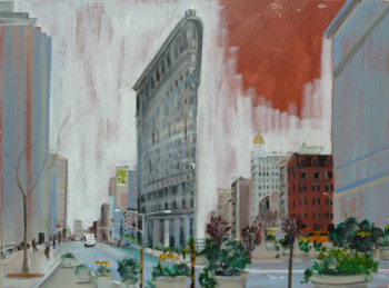 Œuvre contemporaine nommée « The Flatiron Building », Réalisée par BONNEAU-MARRON