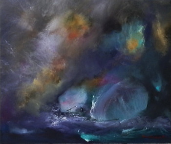 Œuvre contemporaine nommée « Le ciel en désordre », Réalisée par TCHARTILOGLOU FRANCOISE