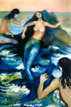 Œuvre contemporaine nommée « La petite sirène », Réalisée par VASA