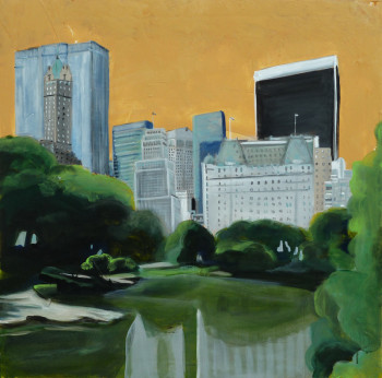 Œuvre contemporaine nommée « Promenade dans Central Park », Réalisée par BONNEAU-MARRON