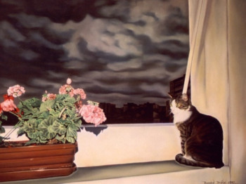 Œuvre contemporaine nommée « Mickey Cat », Réalisée par BERNARD DUPIN
