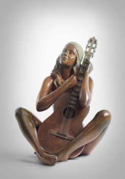 Œuvre contemporaine nommée « Lily-Rose », Réalisée par ALAIN CHOISNET