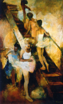 Œuvre contemporaine nommée « 00222 - L'escalier », Réalisée par HENRY SIMON