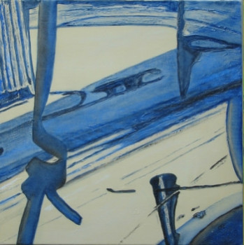 Œuvre contemporaine nommée « Serie bleue I », Réalisée par FUGGIO