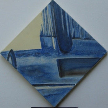 Œuvre contemporaine nommée « Serie bleue VI », Réalisée par FUGGIO