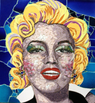 Œuvre contemporaine nommée « Marilyn M », Réalisée par DIEGO