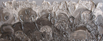 Œuvre contemporaine nommée « Terre de lave / Land of lava #1331 », Réalisée par KLARA