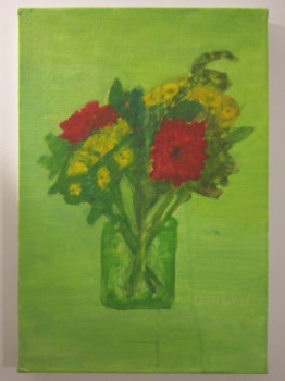 Œuvre contemporaine nommée « Bouquet de fleurs », Réalisée par ZAG