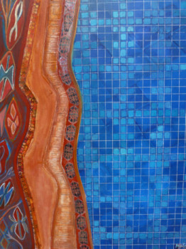 Œuvre contemporaine nommée « Mosaiques », Réalisée par SANCELME