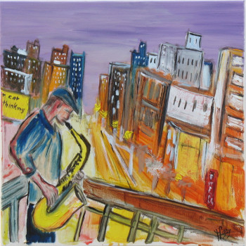 Œuvre contemporaine nommée « Urban Jazz », Réalisée par MICHEL GAY