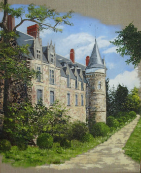 Œuvre contemporaine nommée « Le Château de Briacé », Réalisée par NELLY SIMON